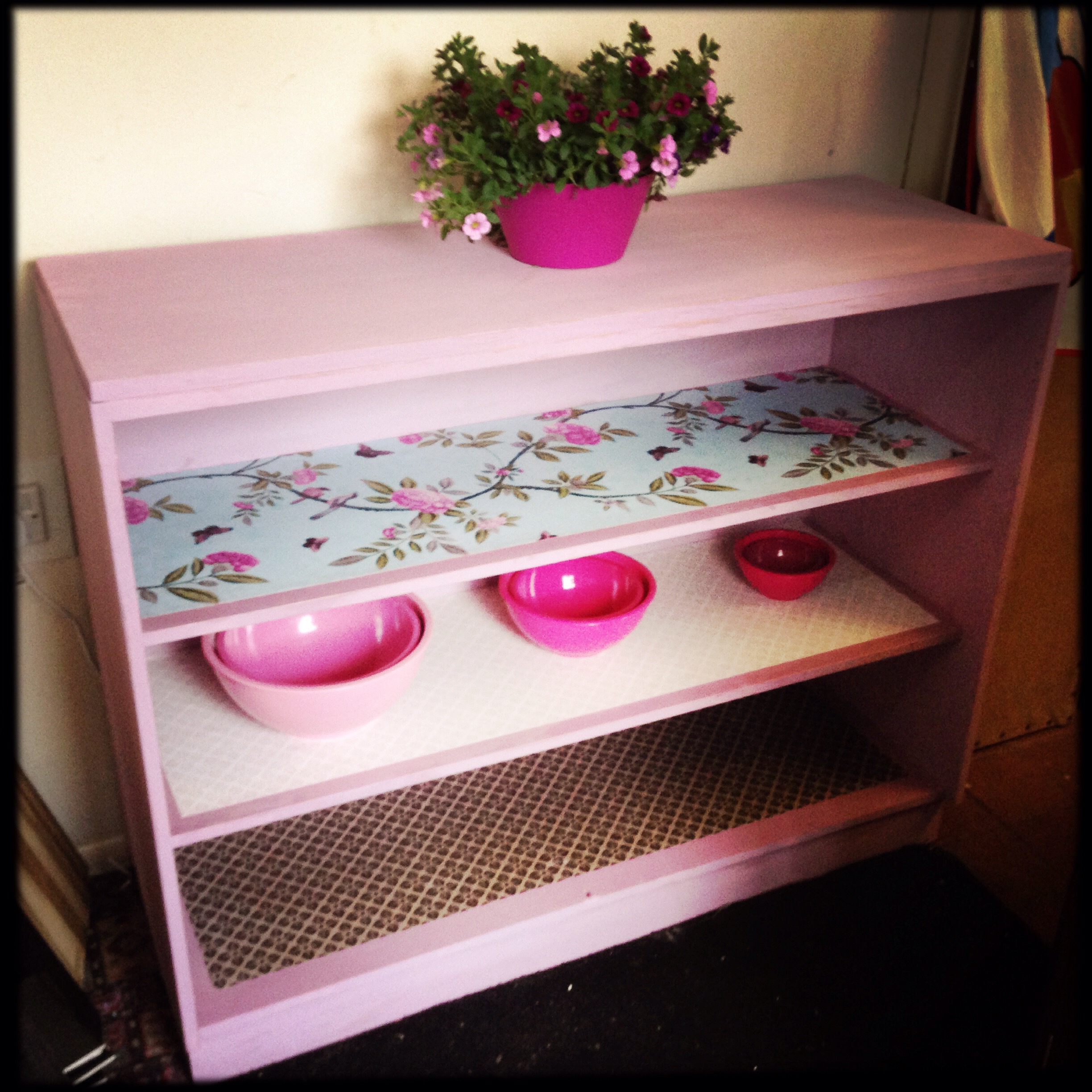 Pink cupboard