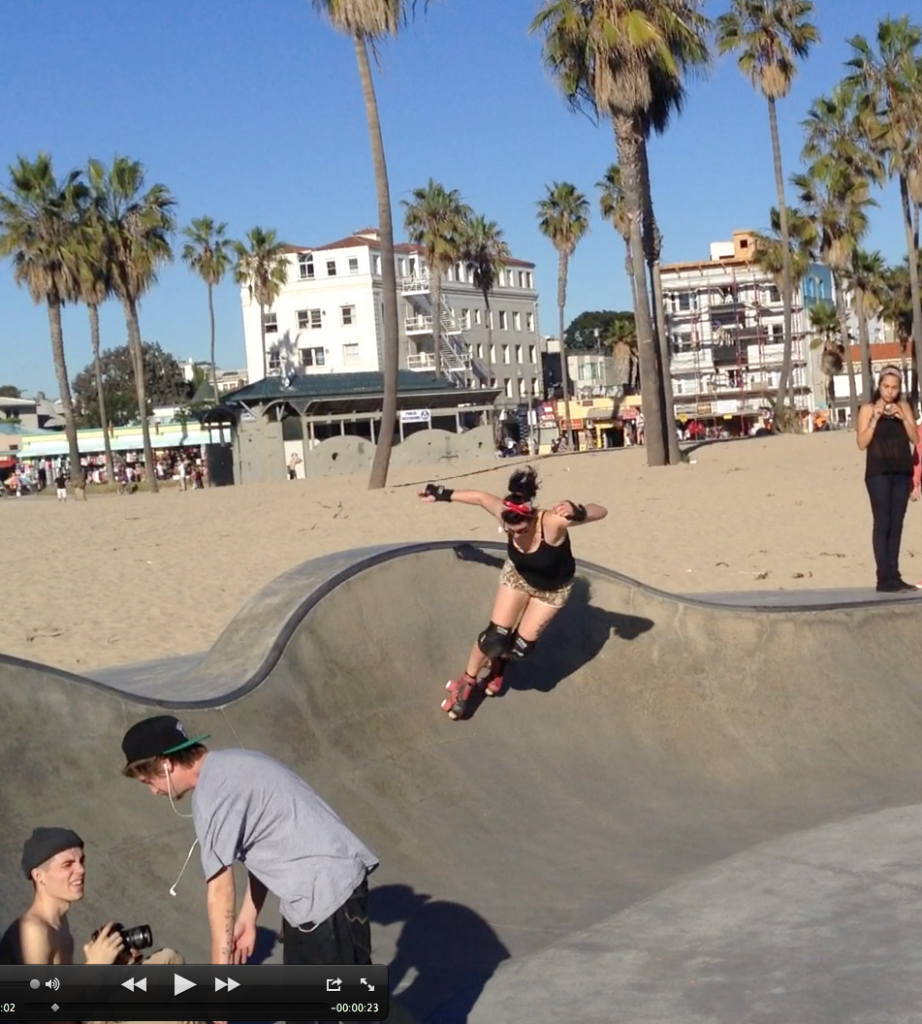 Roller skating Venice Beach