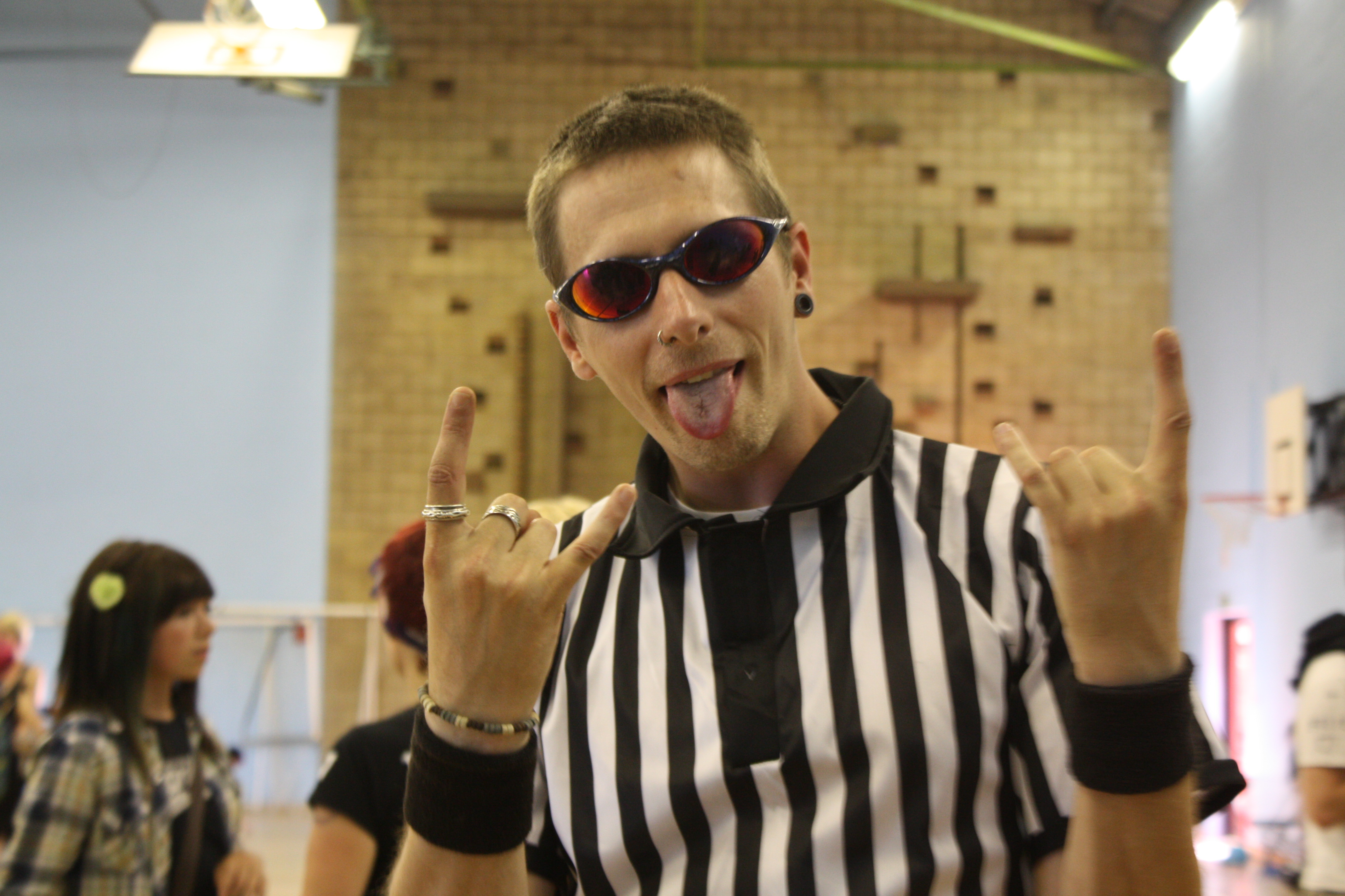 Our referee Rex Pistols